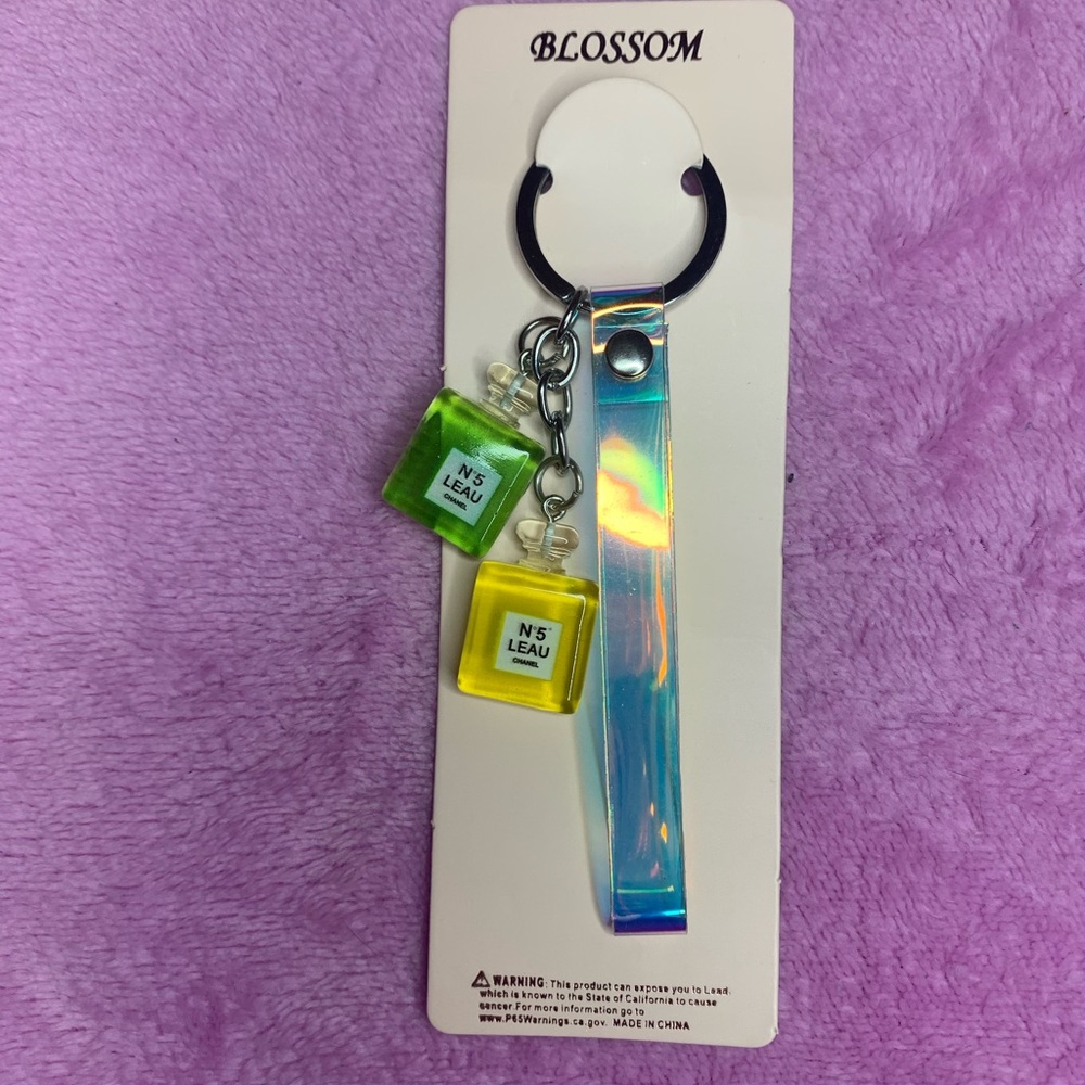 CC No 5  Perfume Bottle Keychain